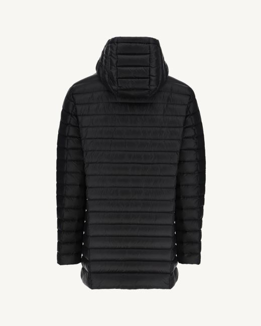 Noir Light Hooded Down Jacket Florent Jott