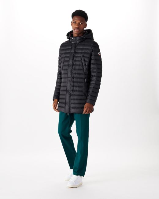 Noir Light Hooded Down Jacket Florent Jott