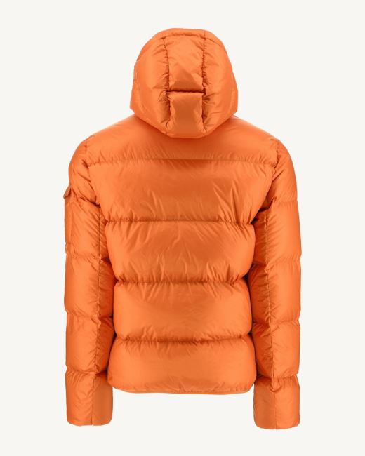 Orange Extreme Cold Hooded Down Jacket Java Jott