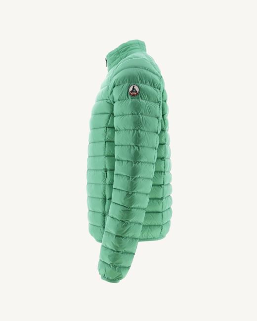 Poppy Green Lightweight Down Jacket Mat Jott