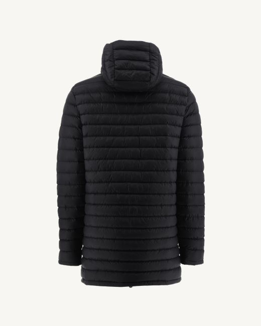 Print Militaire/Noir Reversible Light Down Jacket Amsterdam Jott