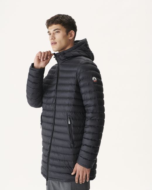 Print Militaire/Noir Reversible Light Down Jacket Amsterdam Jott