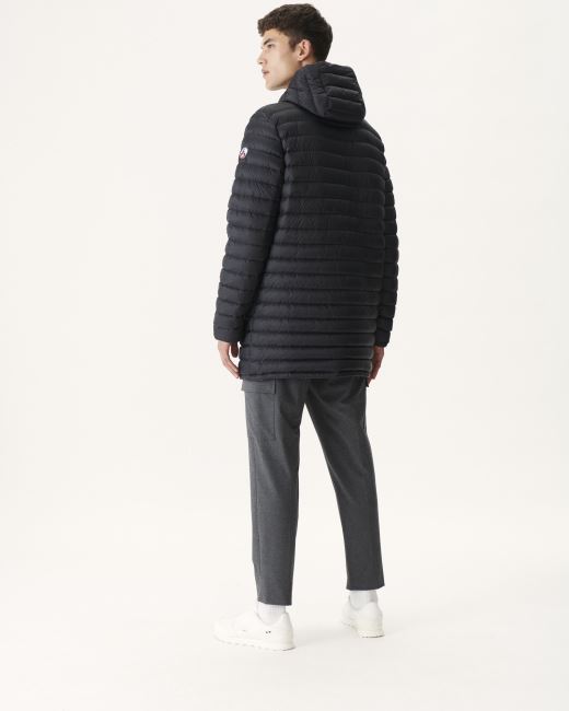 Print Militaire/Noir Reversible Light Down Jacket Amsterdam Jott