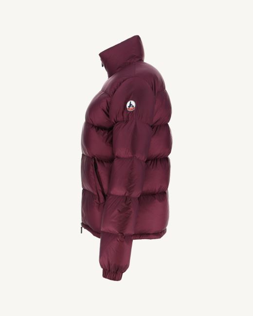 Quilted Down Jacket Aubergine Cardiff Jott
