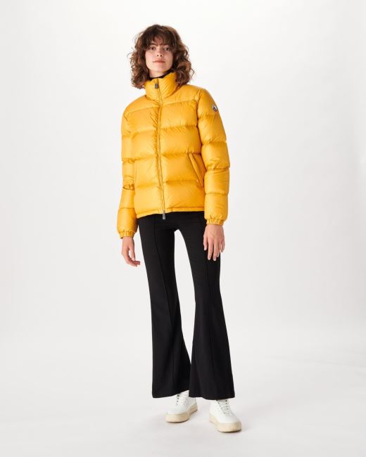 Quilted Down Jacket Mustard Yellow Cardiff Jott