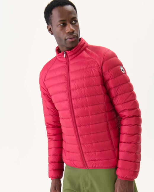Red Lightweight Down Jacket Mat Jott
