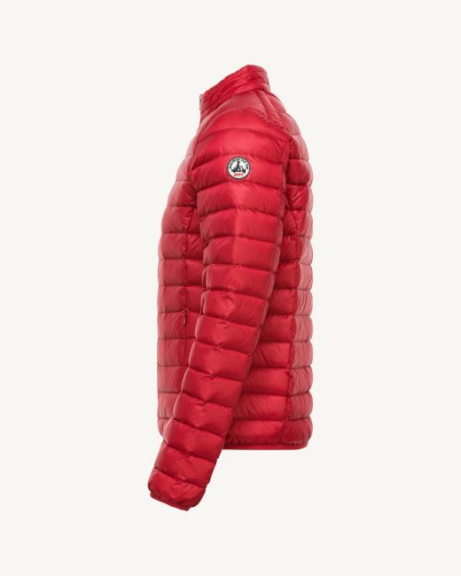 Red Lightweight Down Jacket Mat Jott