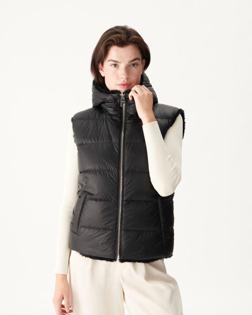 Reversible Black Down Jacket Daria Jott