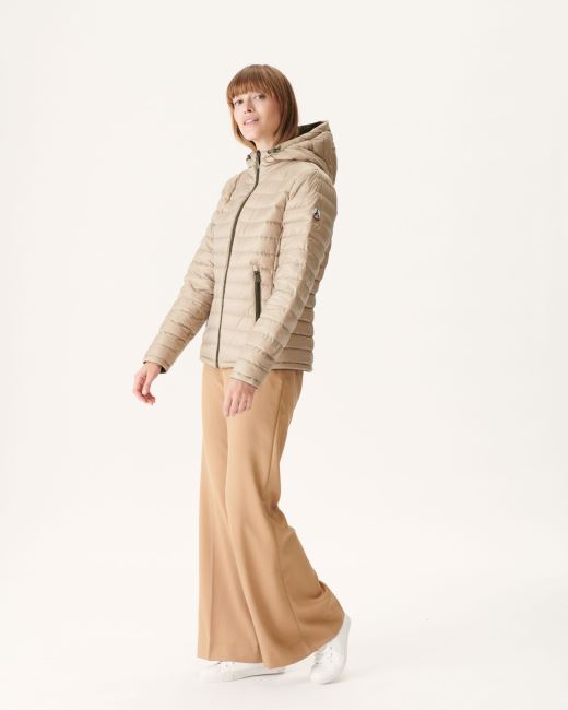 Reversible Down Jacket Army/Beige Vienna Jott