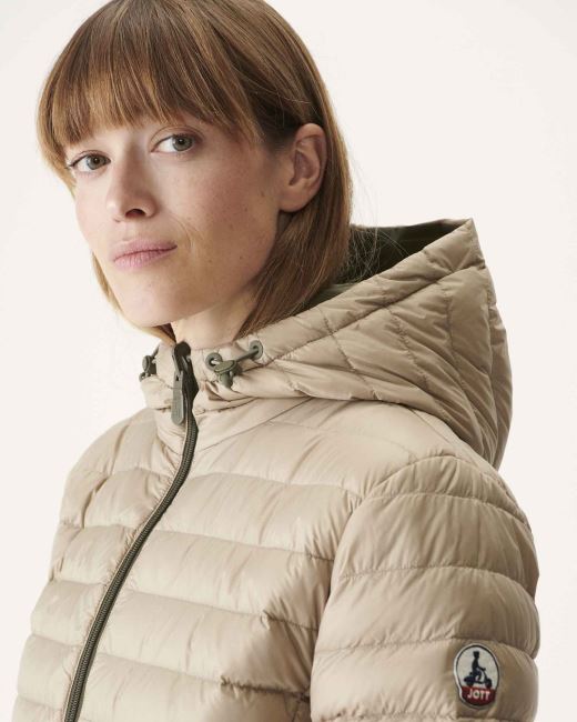 Reversible Down Jacket Army/Beige Vienna Jott