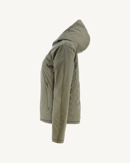 Reversible Down Jacket Army/Beige Vienna Jott