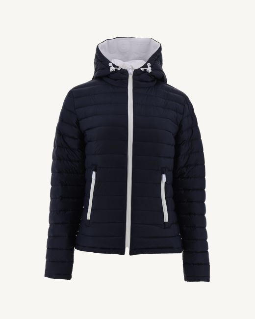 Reversible Down Jacket Blanc/Marine Vienna Jott