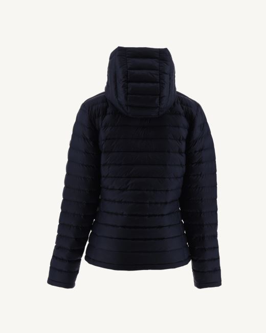 Reversible Down Jacket White/Navy Blue Vienne Jott