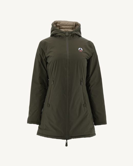 Reversible Light Down Jacket Army/Beige Moscou Jott