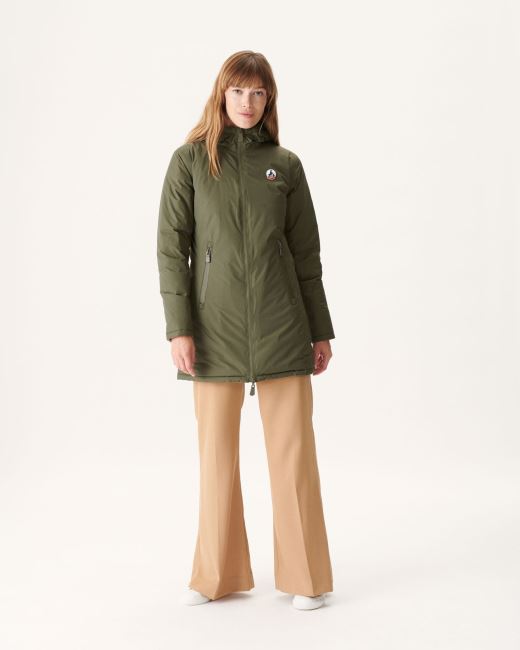 Reversible Light Down Jacket Army/Beige Moscou Jott