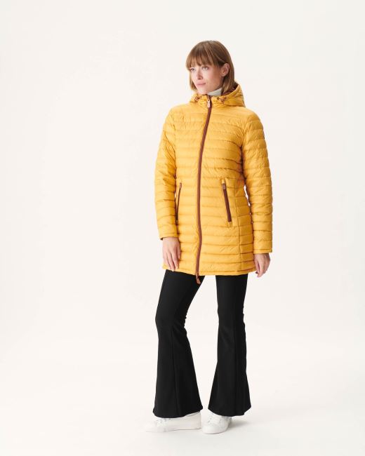 Reversible Light Down Jacket Caramel/Moutarde Moscou Jott
