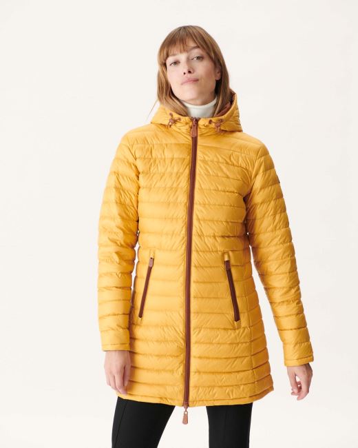 Reversible Light Down Jacket Caramel/Moutarde Moscou Jott