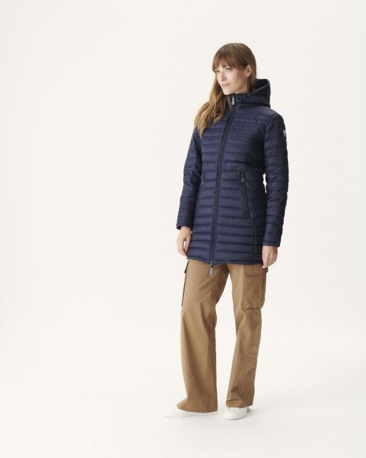 Reversible Light Down Jacket Navy Moscou Jott