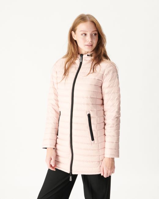 Reversible Light Down Jacket Noir/Rose Pale Moscou Jott