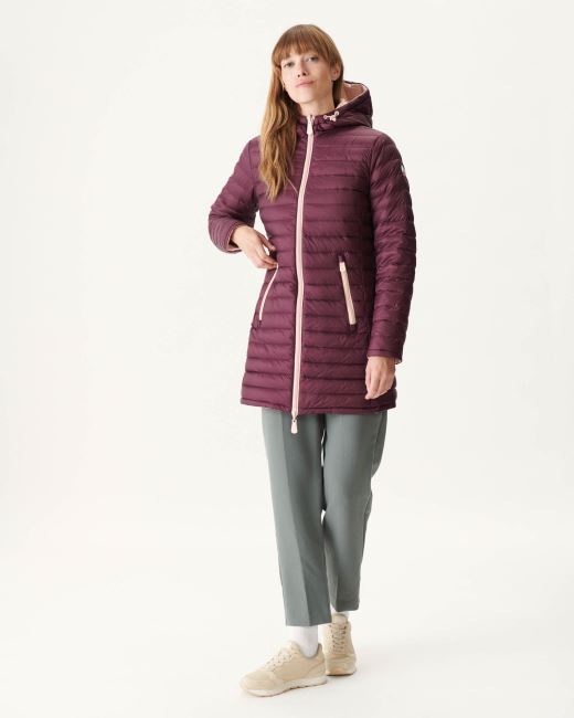 Reversible Light Down Jacket Rose Pale/Aubergine Moscou Jott