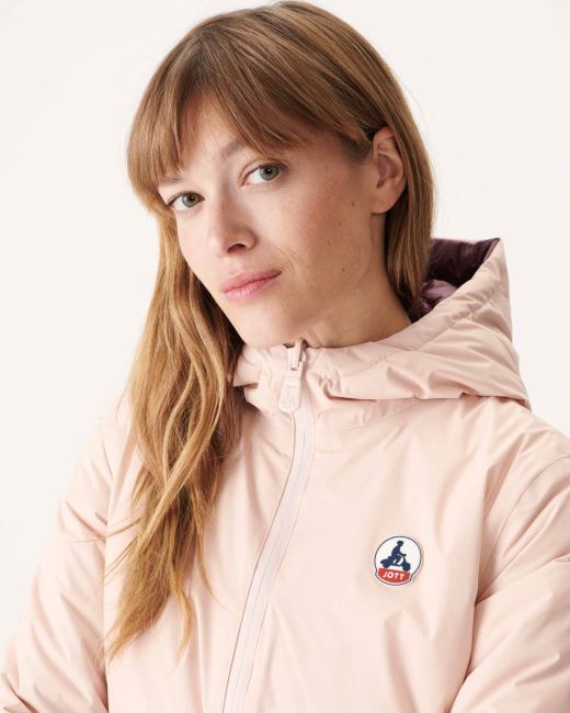 Reversible Light Down Jacket Rose Pale/Aubergine Moscou Jott
