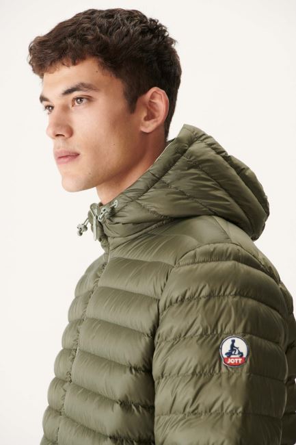 Sage Green/Army Reversible Light Puffer Jacket Amsterdam Jott
