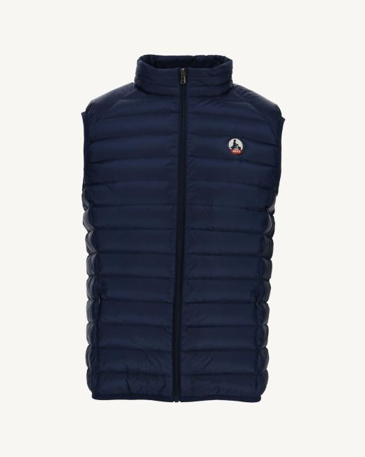 Sleeveless Down Jacket Blue Abysse Tom Jott