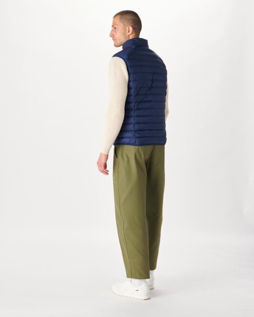Sleeveless Down Jacket Blue Abysse Tom Jott