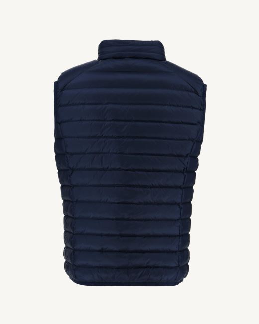 Sleeveless Down Jacket Blue Abysse Tom Jott