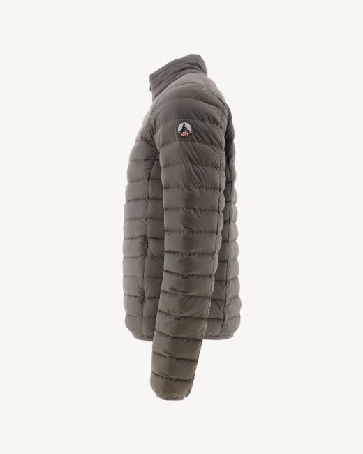 Taupe Aragon Lightweight Stretch Puffer Jacket Jott