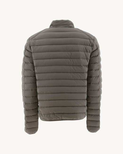 Taupe Aragon Lightweight Stretch Puffer Jacket Jott