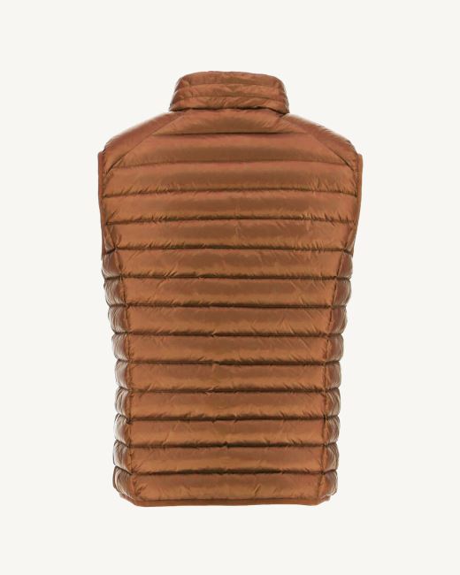 Toffee Sleeveless Down Jacket Tom Jott