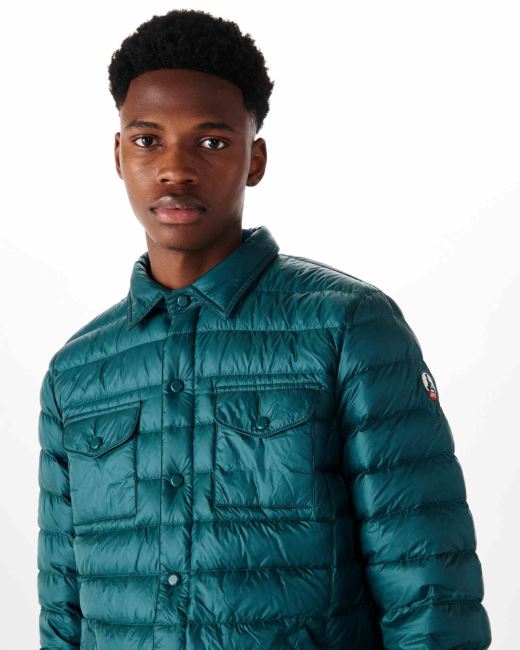 Vert Fonce Light Down Jacket Cris Jott