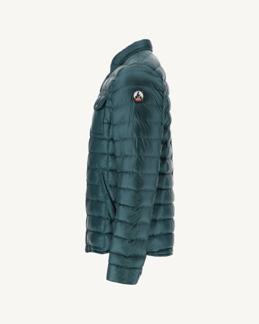 Vert Fonce Light Down Jacket Cris Jott