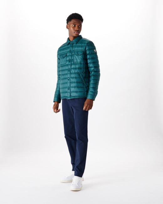 Vert Fonce Light Down Jacket Cris Jott