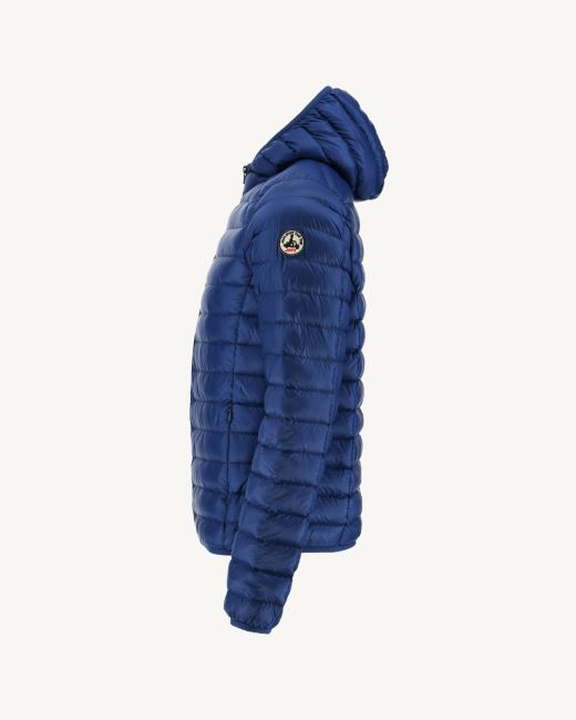 Lightweight Hooded Down Jacket Dark Denim Nico Jott