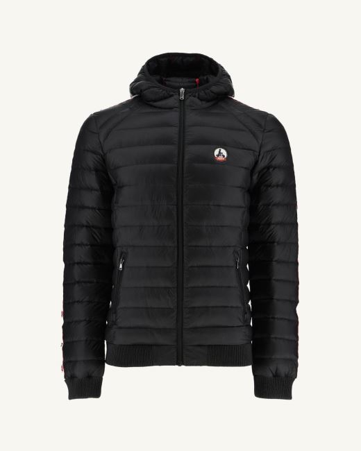 Noir Hooded Down Jacket Colin Jott