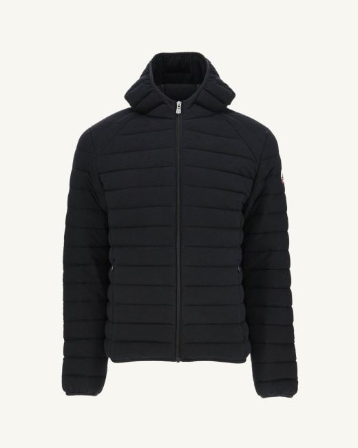 Noir Hooded Down Jacket Nico Jott