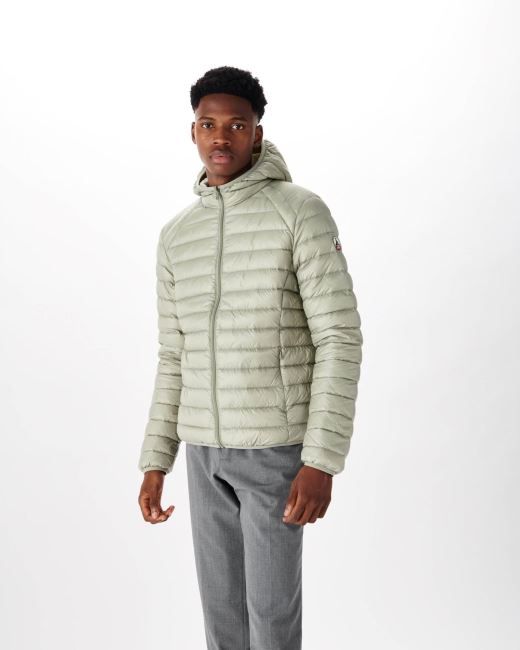 Jott Lightweight Hooded Down Jacket Sauge Nico