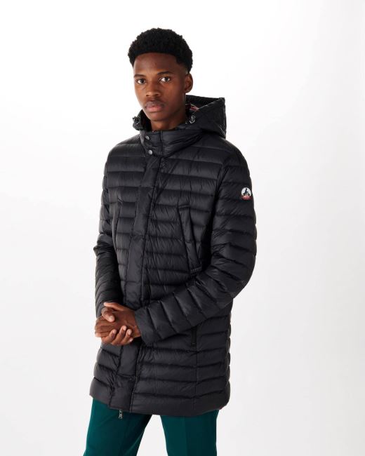 Noir Light Hooded Down Jacket Florent Jott