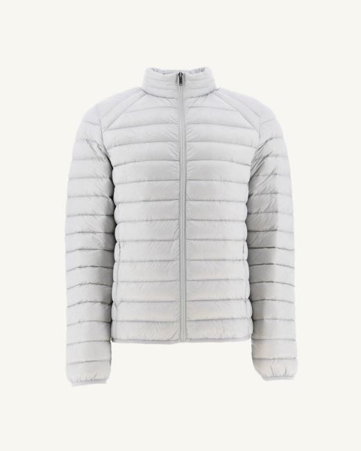 Jott Soft Grey Lightweight Down Jacket Mat