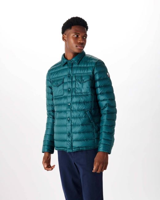 Vert Fonce Light Down Jacket Cris Jott