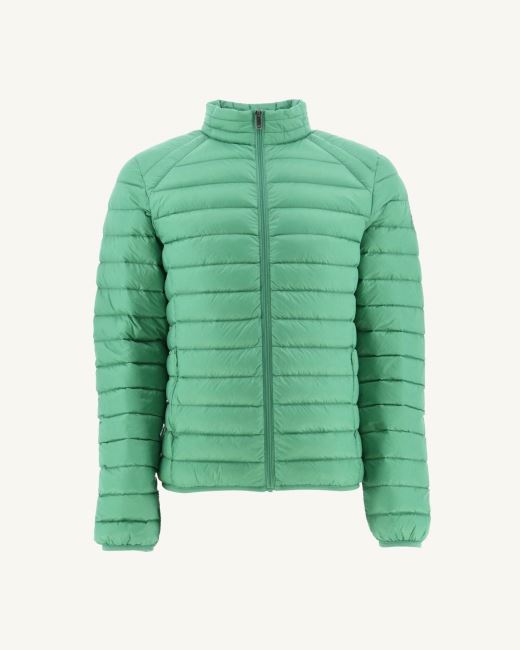 Poppy Green Lightweight Down Jacket Mat Jott