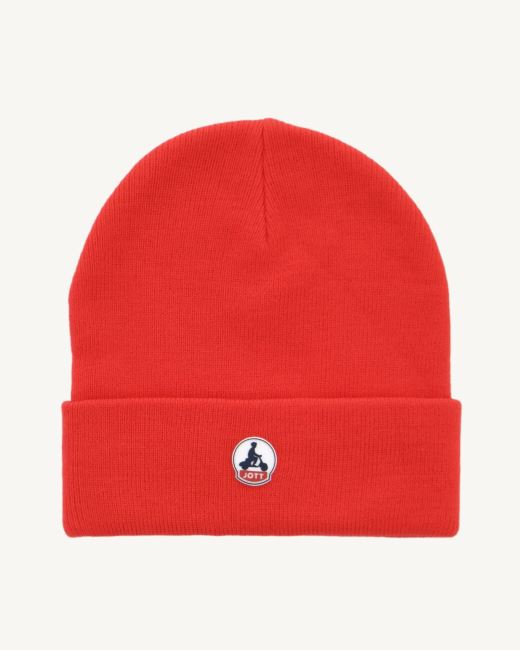 Fire Red Beanie Jim Jott