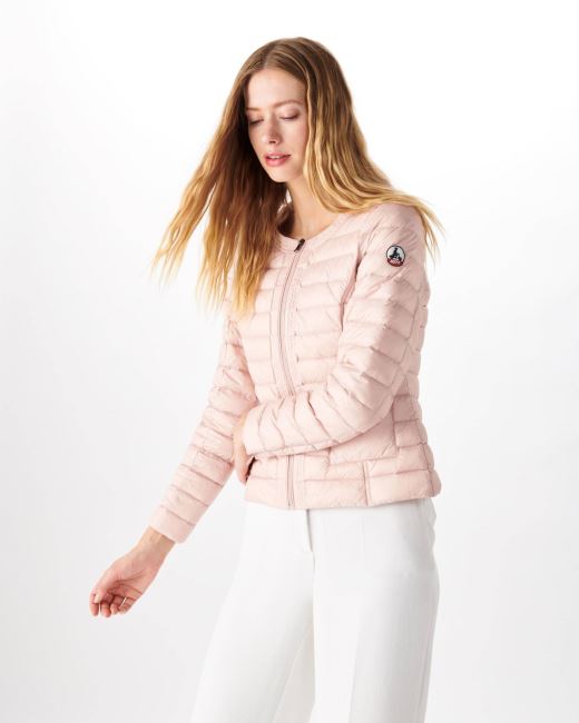 Jott Lightweight Down Jacket Rose Pale Douda