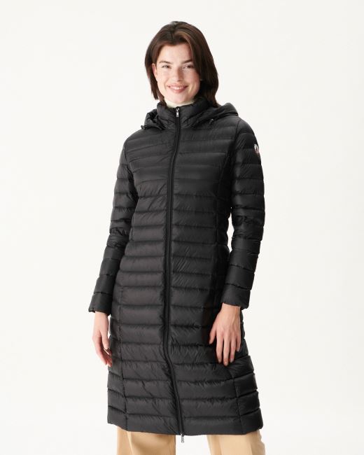 Jott Long And Light Down Jacket Noir Laurie