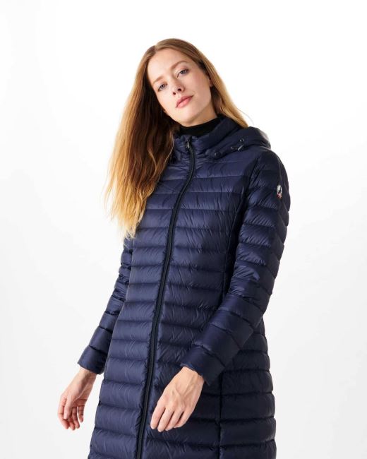 Long And Light Down Jacket Marine Laurie Jott