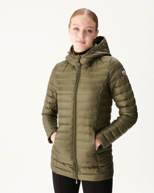 Hooded Down Jacket Army Nour Jott