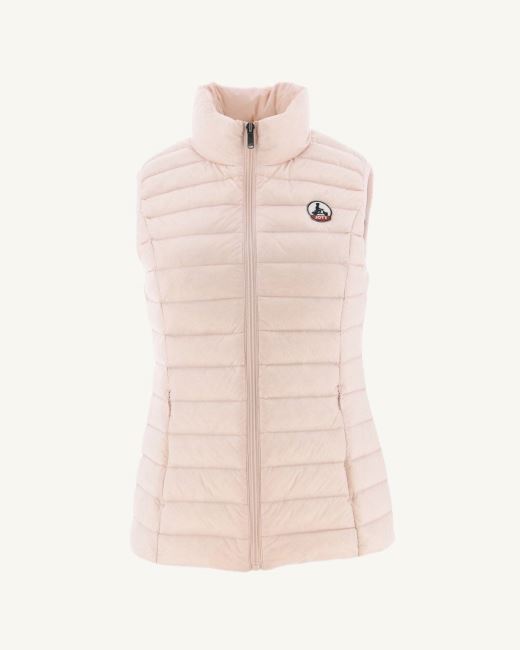 Jott Light Sleeveless Down Jacket Soft Pink Seda