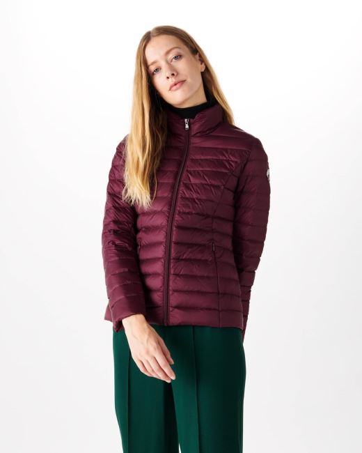Lightweight Down Jacket Aubergine Cha Jott